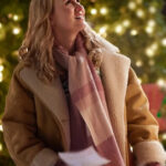 A Carol For Two 2024 Violette Brown Shearling Jacket