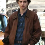 A-Complete-Unknown-Timothee-Chalamet-Brown-Cotton-Jacket