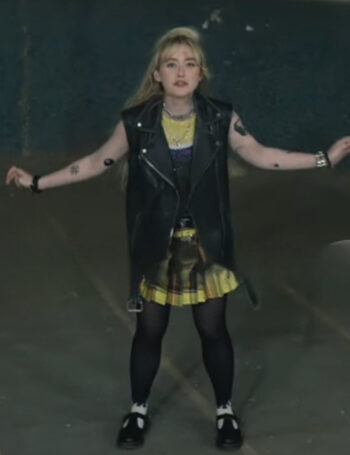 Abigail 2024 Kathryn Newton Leather Vest