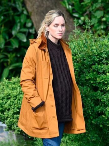 After The Flood 2024 Sophie Rundle Brown Jacket