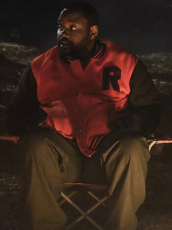 Alfred Miles Atlanta Red Letterman Varsity Jacket