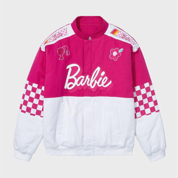 Barbie Pink Racer Jacket - PINESMAX