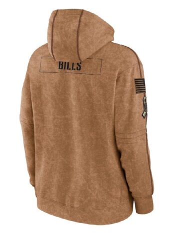 NFL 2023 Buffalo Bills Brown Hoodie - PINESMAX
