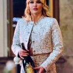 Camille Razat Emily In Paris Season 3 Tweed Jacket