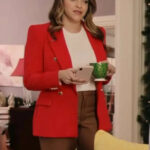 Paula Brancati Sincerely Truly Christmas 2024 Red Blazer