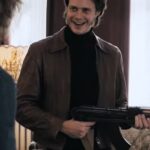 Bill-Skarsgard-Clark-Brown-Leather-Jacket