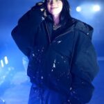 Coachella-2023-Billie-Eilish-Black-Hooded-Puffer-Jacket