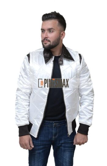Ryan Gosling Drive Satin Scorpion Jacket - PINESMAX