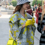 Emily in Paris Season 2 Lily Collins Yellow Floral Jacket