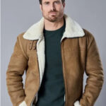 Falling Like Snowflakes 2024 Marcus Rosner Brown Leather Jacket