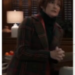 General Hospital 2024 Carolyn Hennesy Olive Plaid Coat