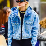 Gigi Hadid Hooded Denim Jacket