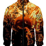 Halloween-Fire-Pumpkin-Leathers-Jackets