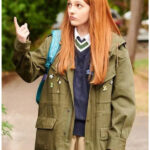 Geek Girl 2024 Emily Carey Green Hooded Jacket