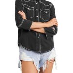 Hassie-Harrison-Yellowstone-S04-Laramie-Black-Denim-Shirt-1
