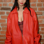 Malina Weissman Masters of the Air 2024 Red Leather Jacket