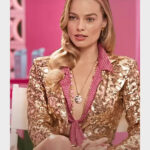 Barbie 2023 Margot Robbie Sequin Blazer - PINESMAX