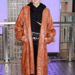 Reneé Rapp Mean Girls 2024 Brown Leather Coat