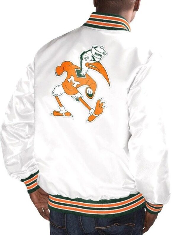 Miami Hurricanes Satin Jacket - PINESMAX
