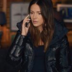 Fool Me Once Michelle Keegan Black Puffer Hooded Jacket