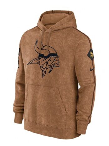 NFL Minnesota Vikings Brown Pullover Hoodie - PINESMAX