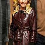 NFL Charissa Thompson Brown Coat