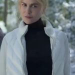 Nicole Kidman A Family Affair 2024 White Puffer Jacket