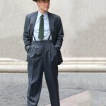 Cillian Murphy Oppenheimer Grey Suit