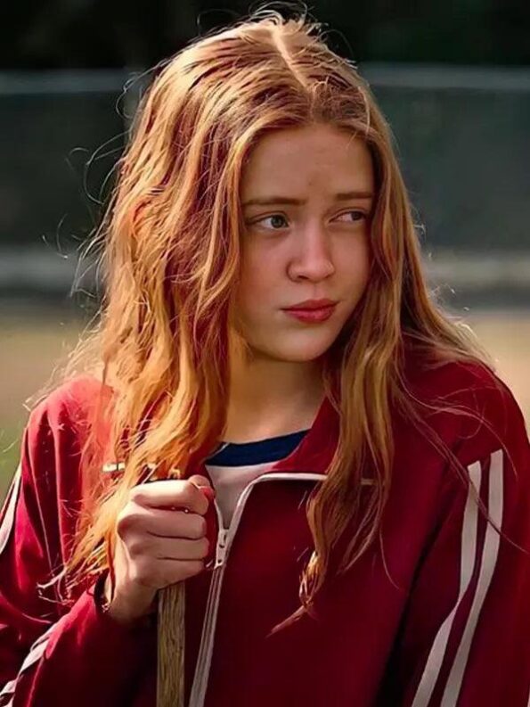 Max Mayfield Red Fleece Jacket Stranger Things Season 4 - PINESMAX