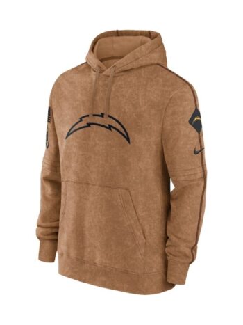 Los Angeles Chargers Brown Hoodie - PINESMAX