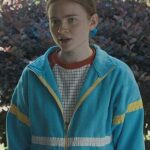 Max Mayfield Blue Fleece Jacket Stranger Things Season 4 - PINESMAX