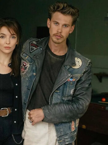 Austin Butler The Bikeriders Denim Vest