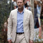 Aaron Eckhart The Bricklayer 2024 Blazer