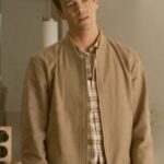 Grant Gustin The Flash Brown Bomber Jacket