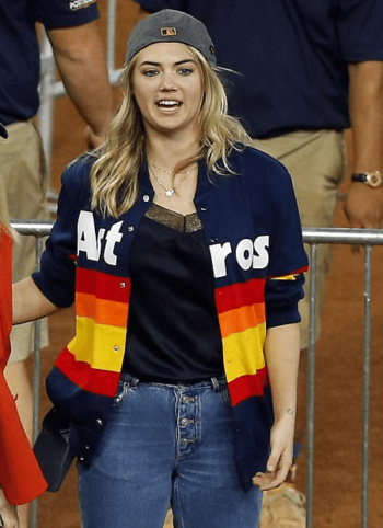 Kate Upton Astros Sweater Jacket - PINESMAX