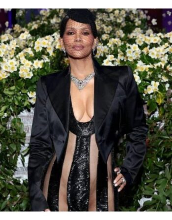 Halle Berry Met Gala 2025 Cropped Tuxedo Blazer