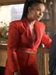 Ransom Canyon Meta Golding Red Blazer
