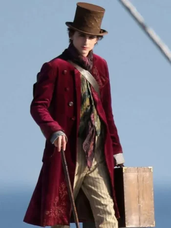 Timothée Chalamet Wonka Trench Coat