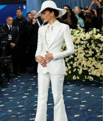 Zendaya Met Gala 2025 White Suit