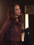 Mazikeen Lucifer Maroon Leather Jacket