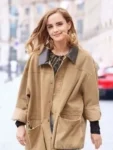 Paris-Street-Style-Emma-Watson-Brown-Jacket
