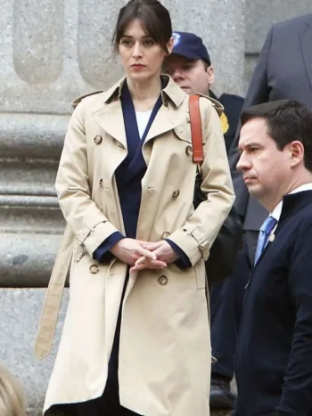 Alexandra Mullen Zero Day Beige Trench Coat
