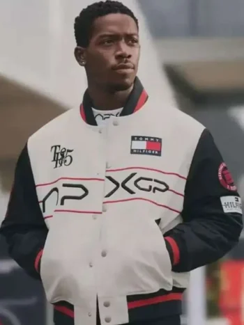 F1 Movie Damson Idris Racing Varsity Jacket