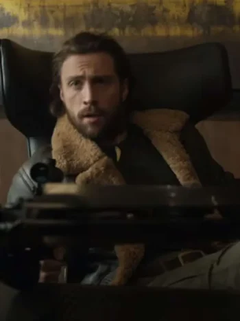 Sergei Kravinoff Kraven The Hunter 2024 Shearling Jacket