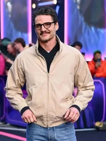 Ballerina 2025 Pedro Pascal Beige Jacket
