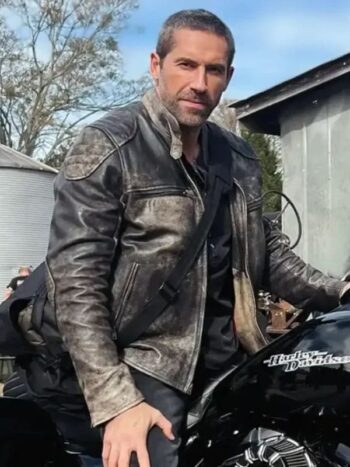 Scott Adkins Day of Reckoning 2025 Leather Jacket
