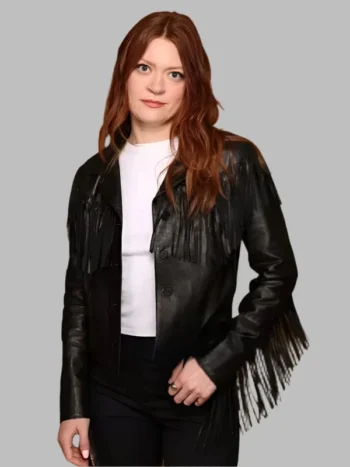 The Surrender 2025 Colby Minifie Leather Fringe Jacket